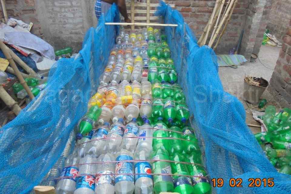 India first time empty Plastic Bottles Boat Expedition Mayapur to Kolkata - 2015