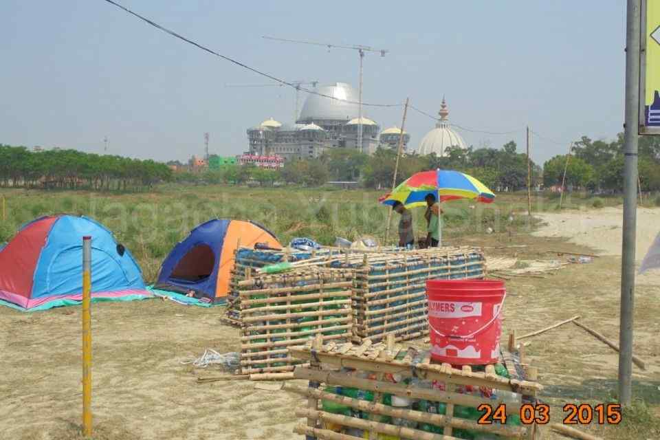 India first time empty Plastic Bottles Boat Expedition Mayapur to Kolkata - 2015