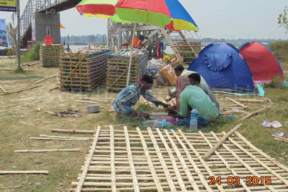 India first time empty Plastic Bottles Boat Expedition Mayapur to Kolkata - 2015