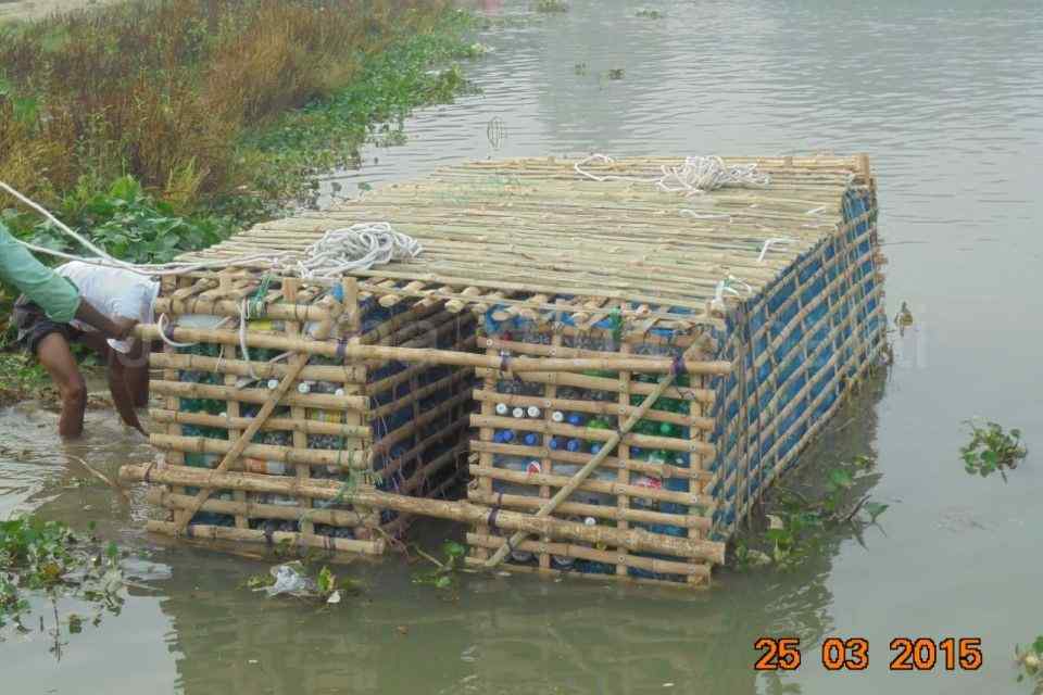 India first time empty Plastic Bottles Boat Expedition Mayapur to Kolkata - 2015