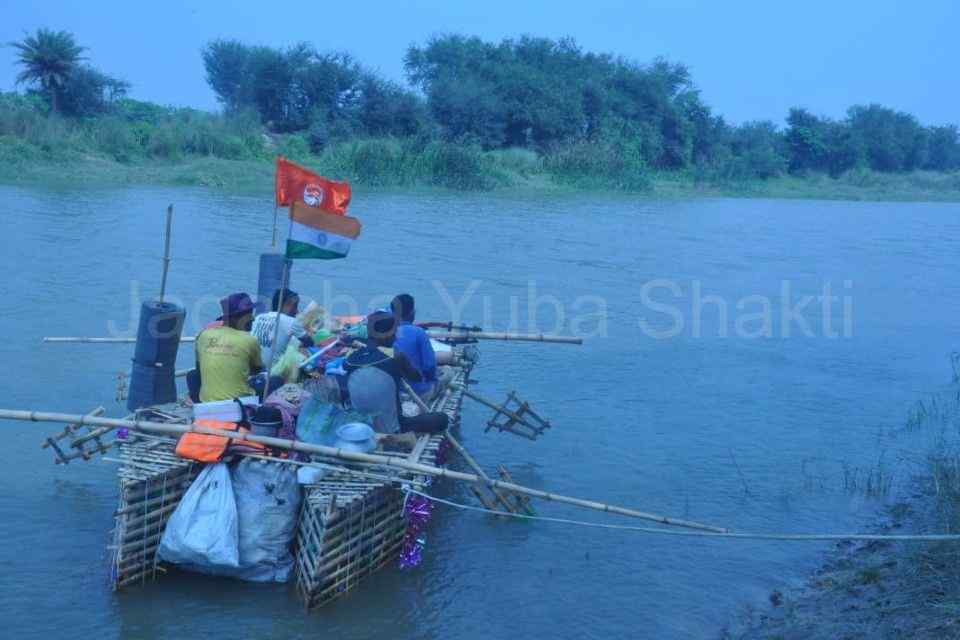 India first time empty Plastic Bottles Boat Expedition Mayapur to Kolkata - 2015