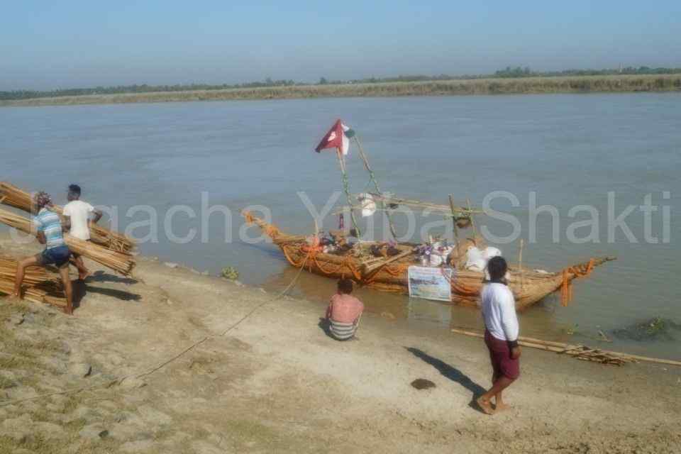 India first time Hogla Leaves Boat Expedition Hazarduary to Kolkata - 2017