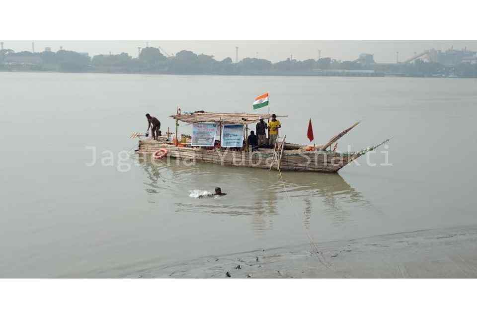 First Time Jute Sticks Boat Expedition Haldia to Kolkata in India 2018