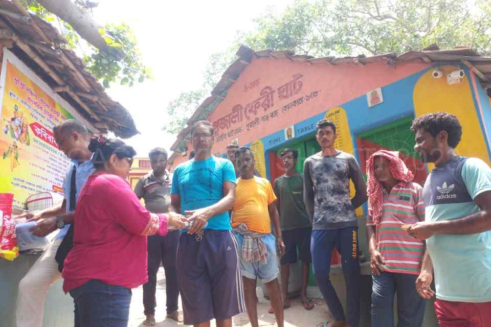 Helping our fisherman brothers at Pujali Ferry Ghat 2023