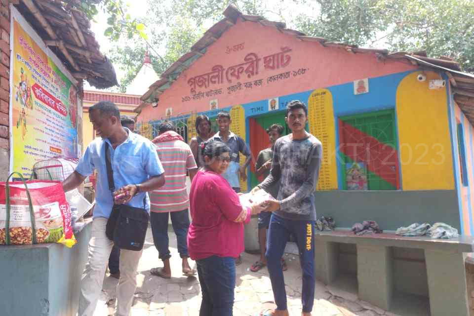 Helping our fisherman brothers at Pujali Ferry Ghat 2023