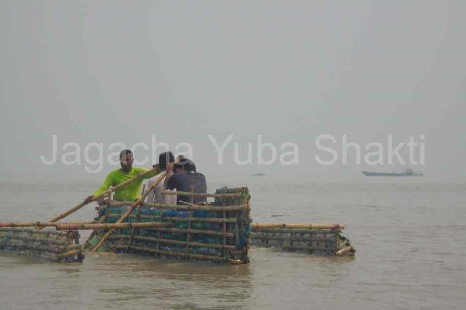 Second time in India, Empty Plastic Bottles Boat Expedition New Digha to Kolkata - 2016