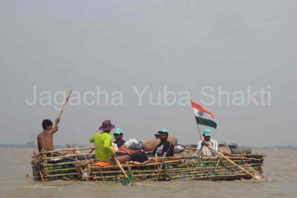 Second time in India, Empty Plastic Bottles Boat Expedition New Digha to Kolkata - 2016