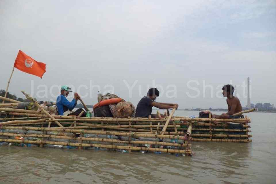 Second time in India, Empty Plastic Bottles Boat Expedition New Digha to Kolkata - 2016