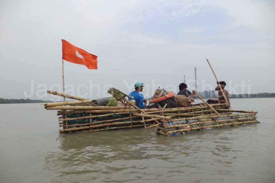 Second time in India, Empty Plastic Bottles Boat Expedition New Digha to Kolkata - 2016