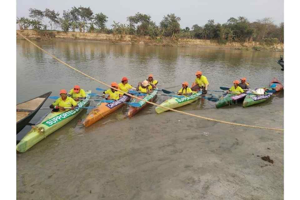 Women's Kayak Expedition from Nabadwip to Kolkata 2021