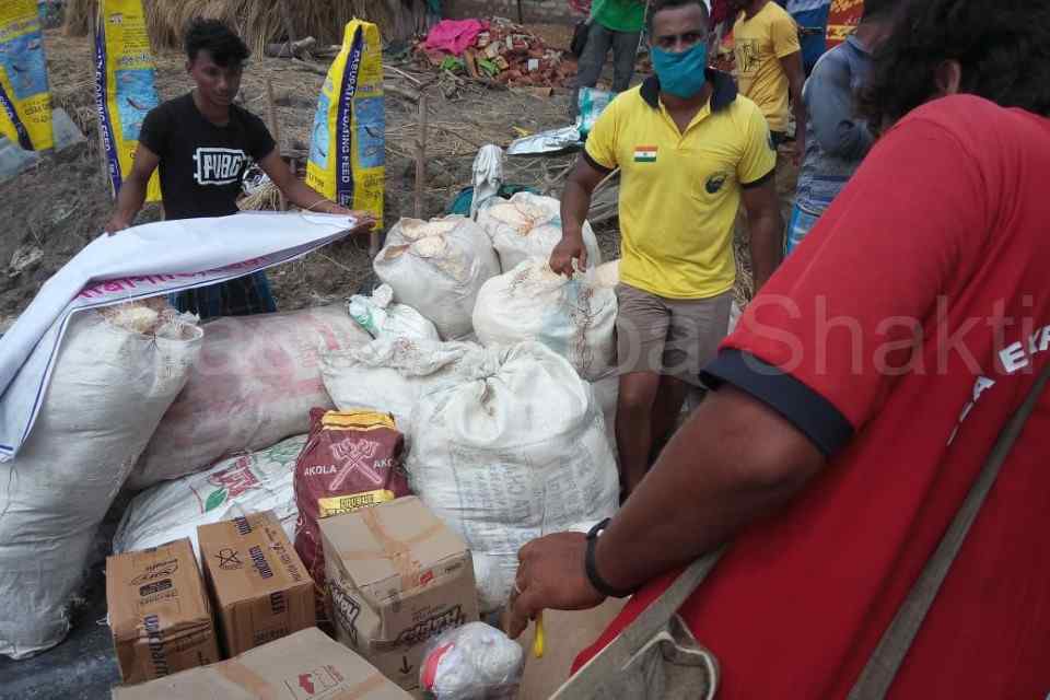 Aid to the people of Mousuni island affected by Cyclone Yaas 2021